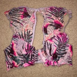 32D PINK date bra unlined